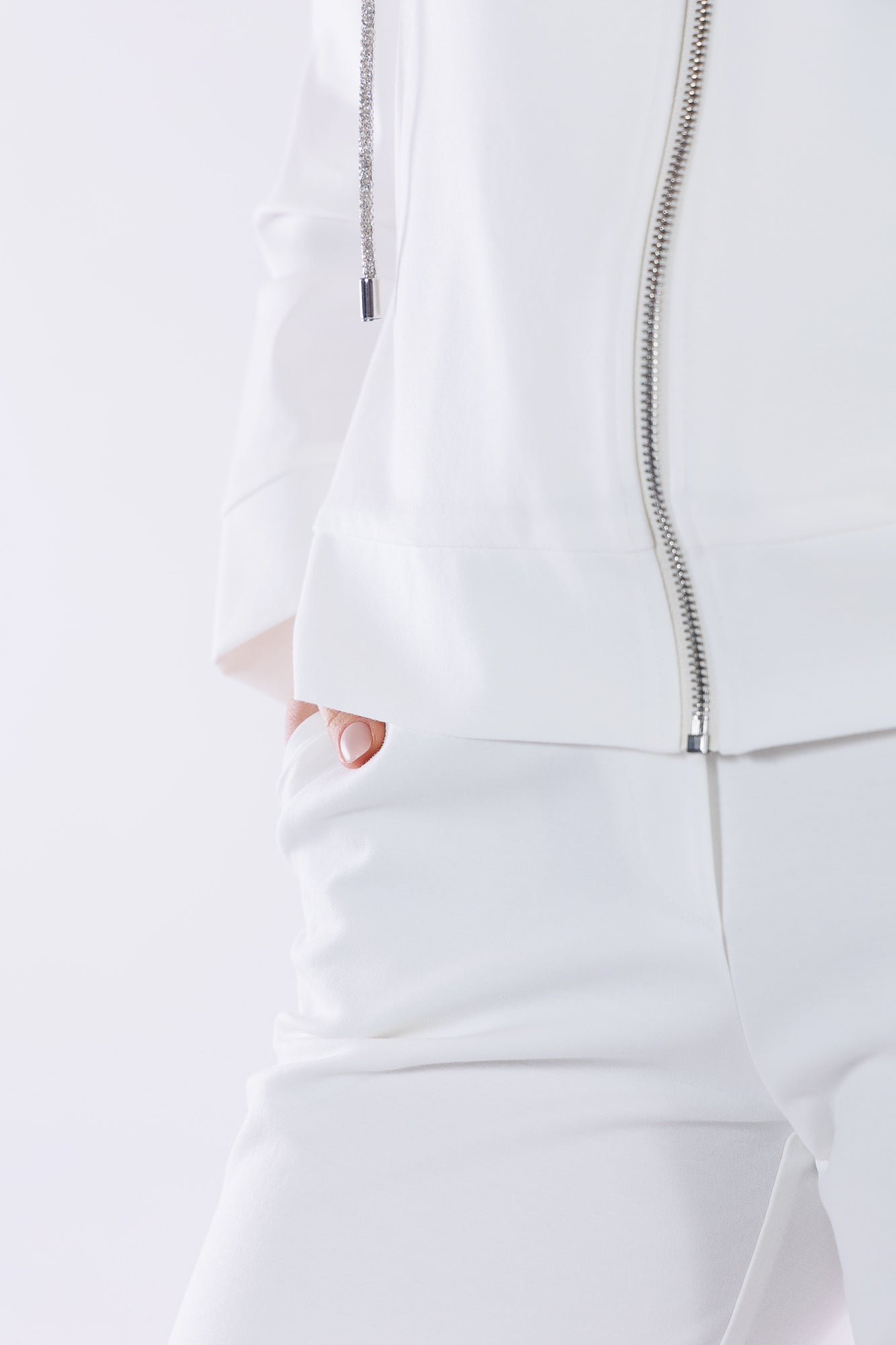 Pantalone ampio punto stoffa