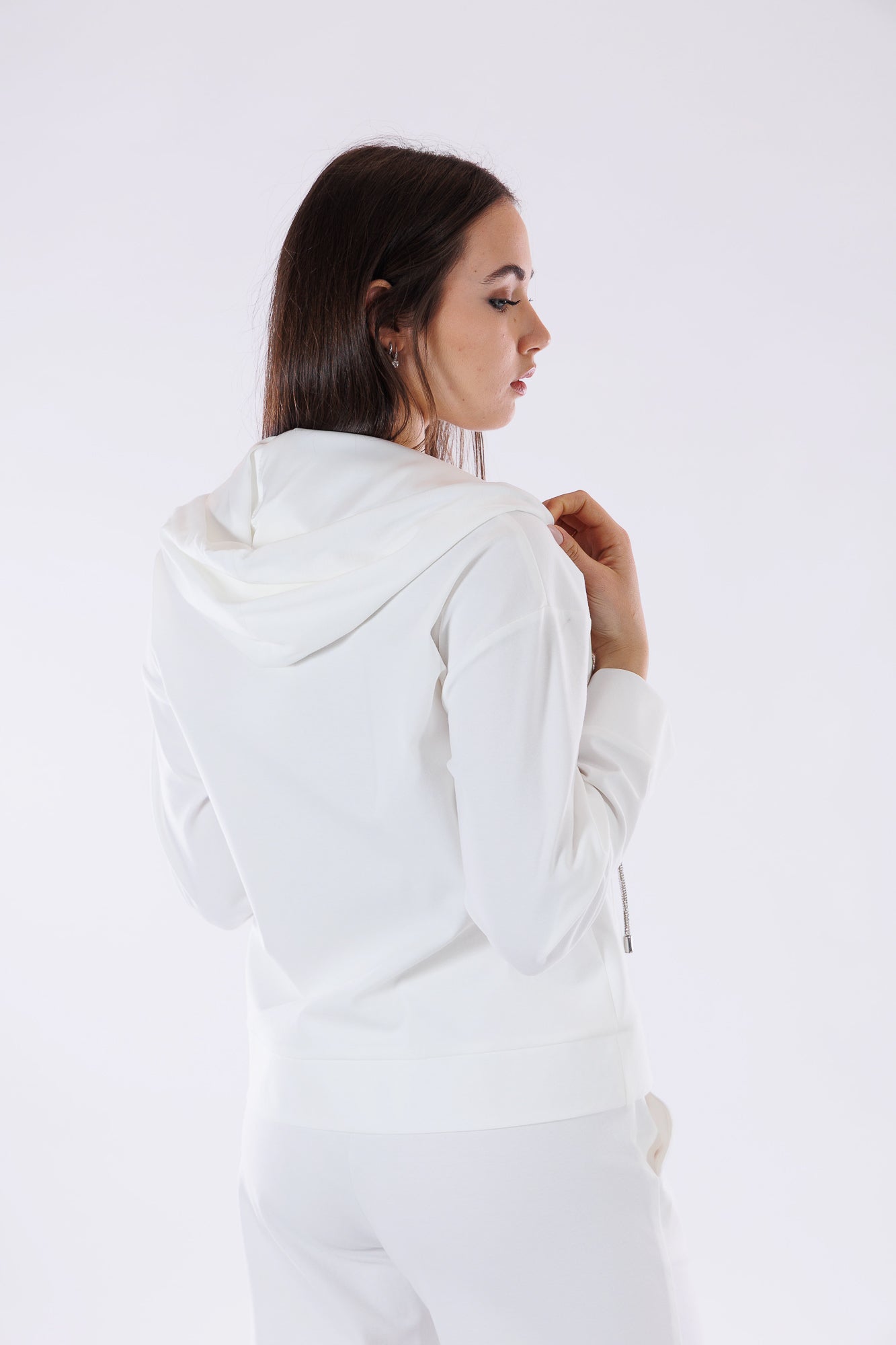 Pantalone ampio punto stoffa