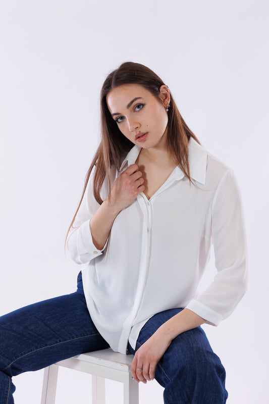 Camicia pes setificato m. 3/4