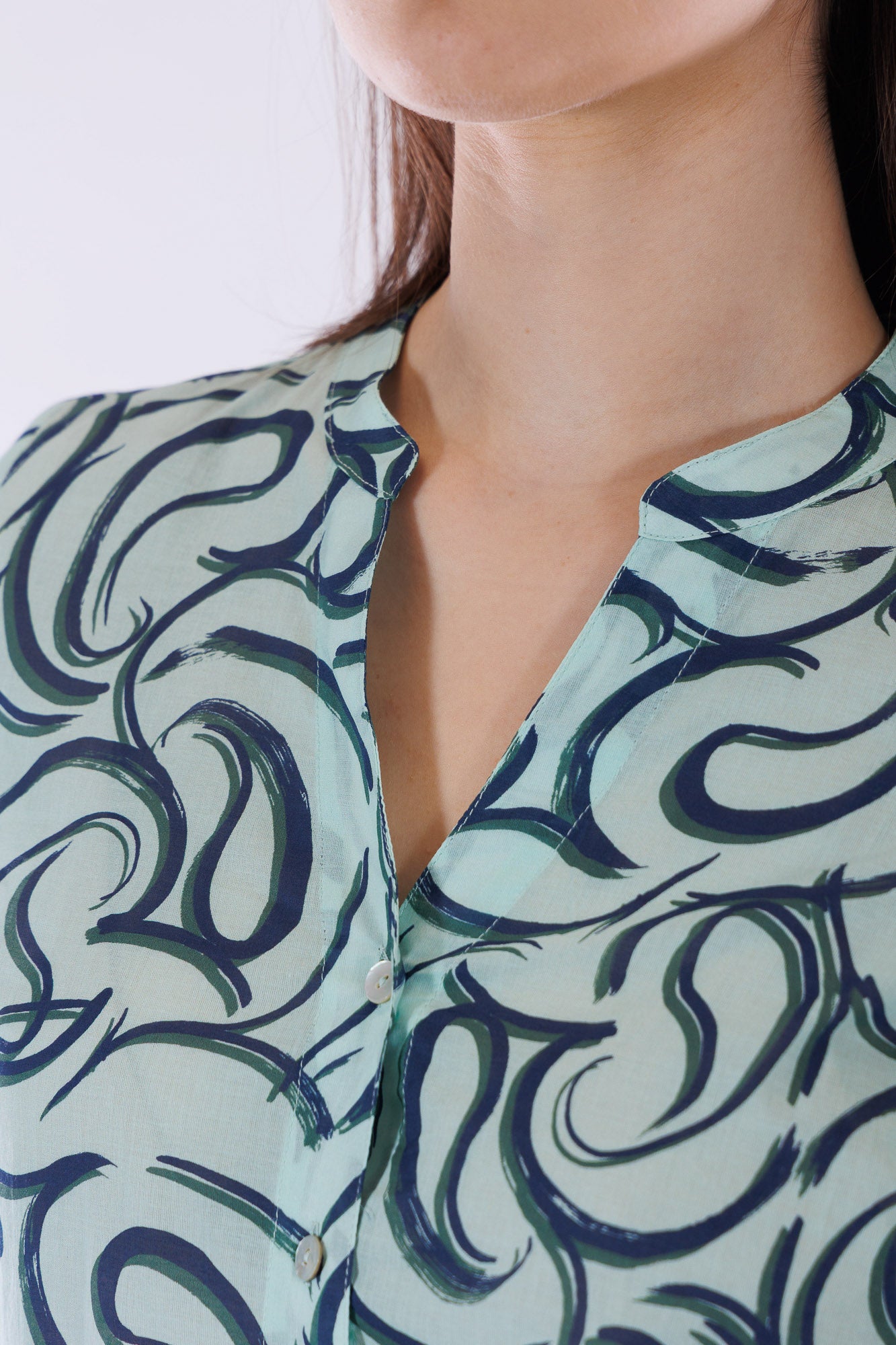 Camicia mussola di cotone