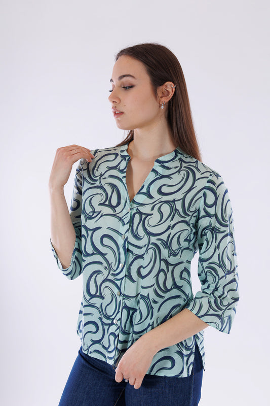 Camicia mussola di cotone