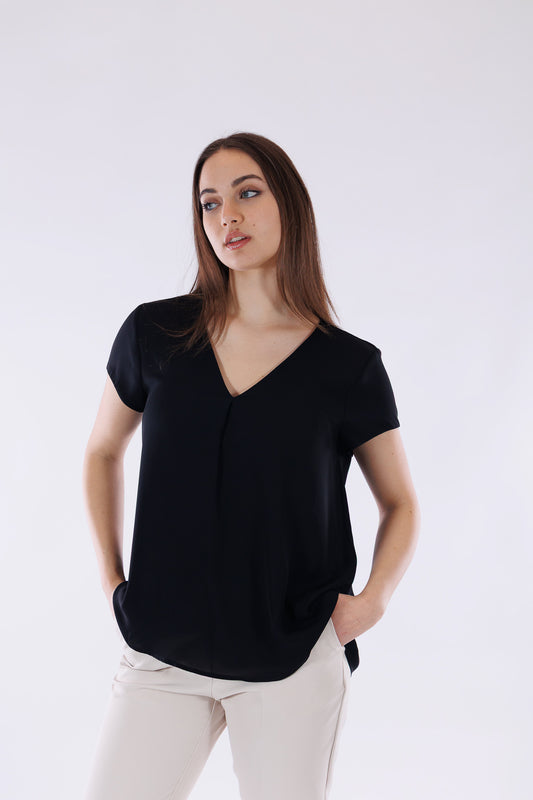 Blusa scollo a V