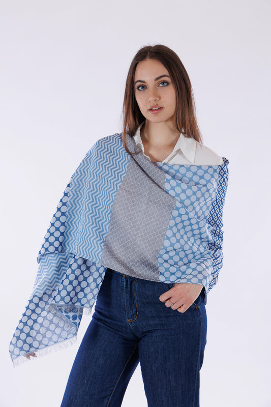 Stola cotone mix fantasie