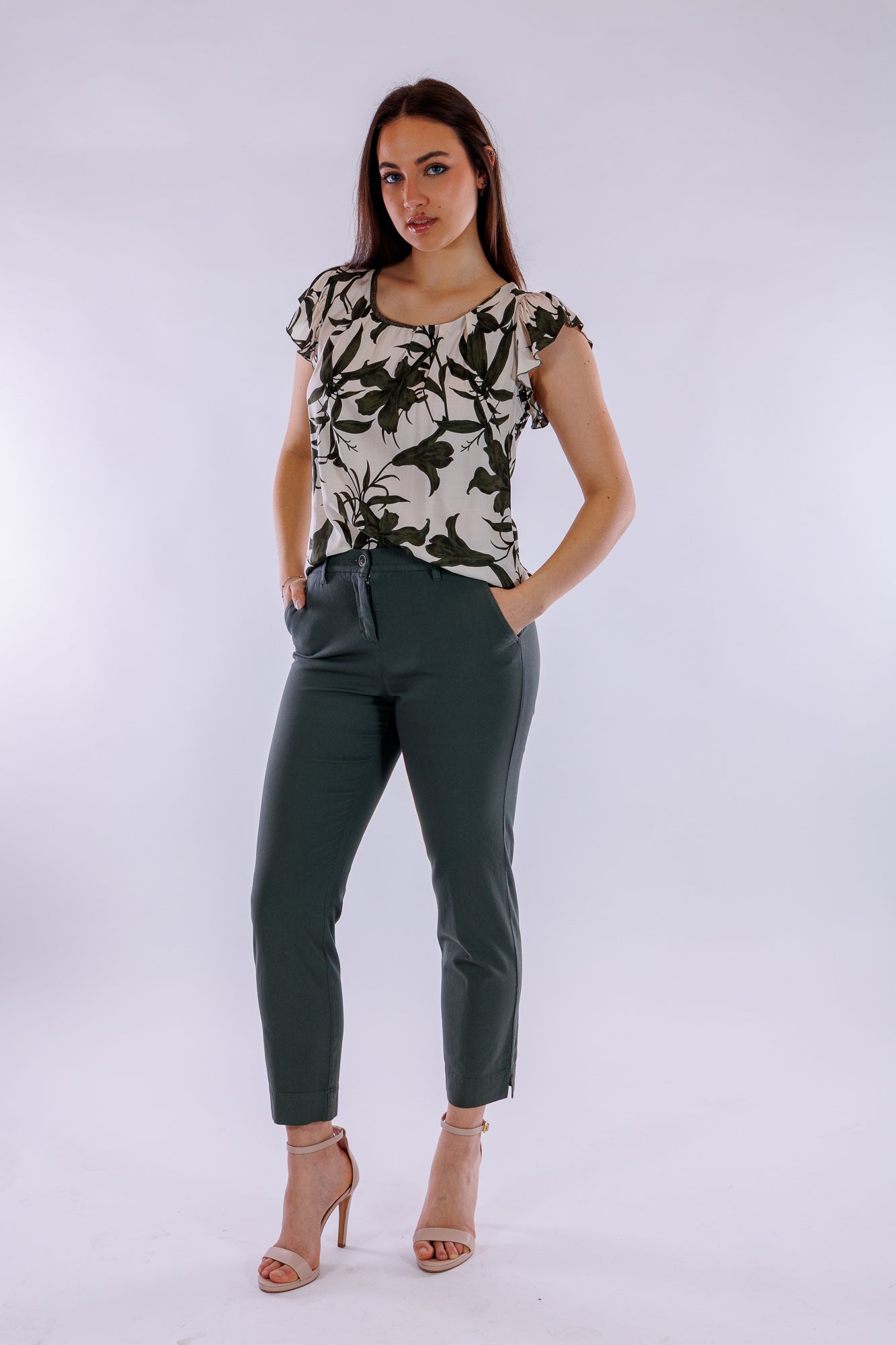 Pantalone chinos cotone spacchetti