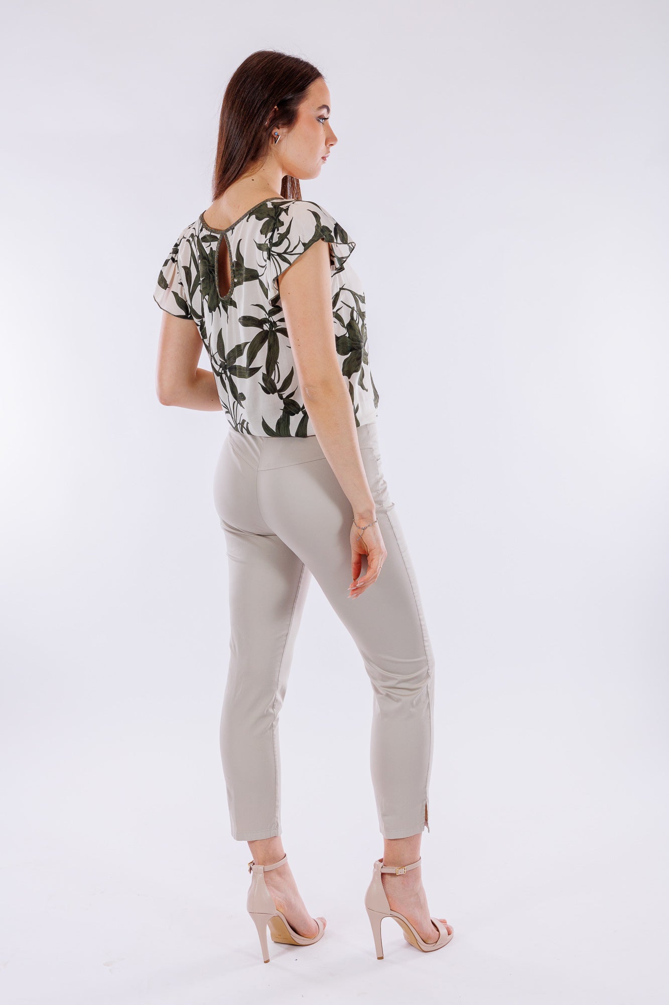 Pantalone skinny cotone