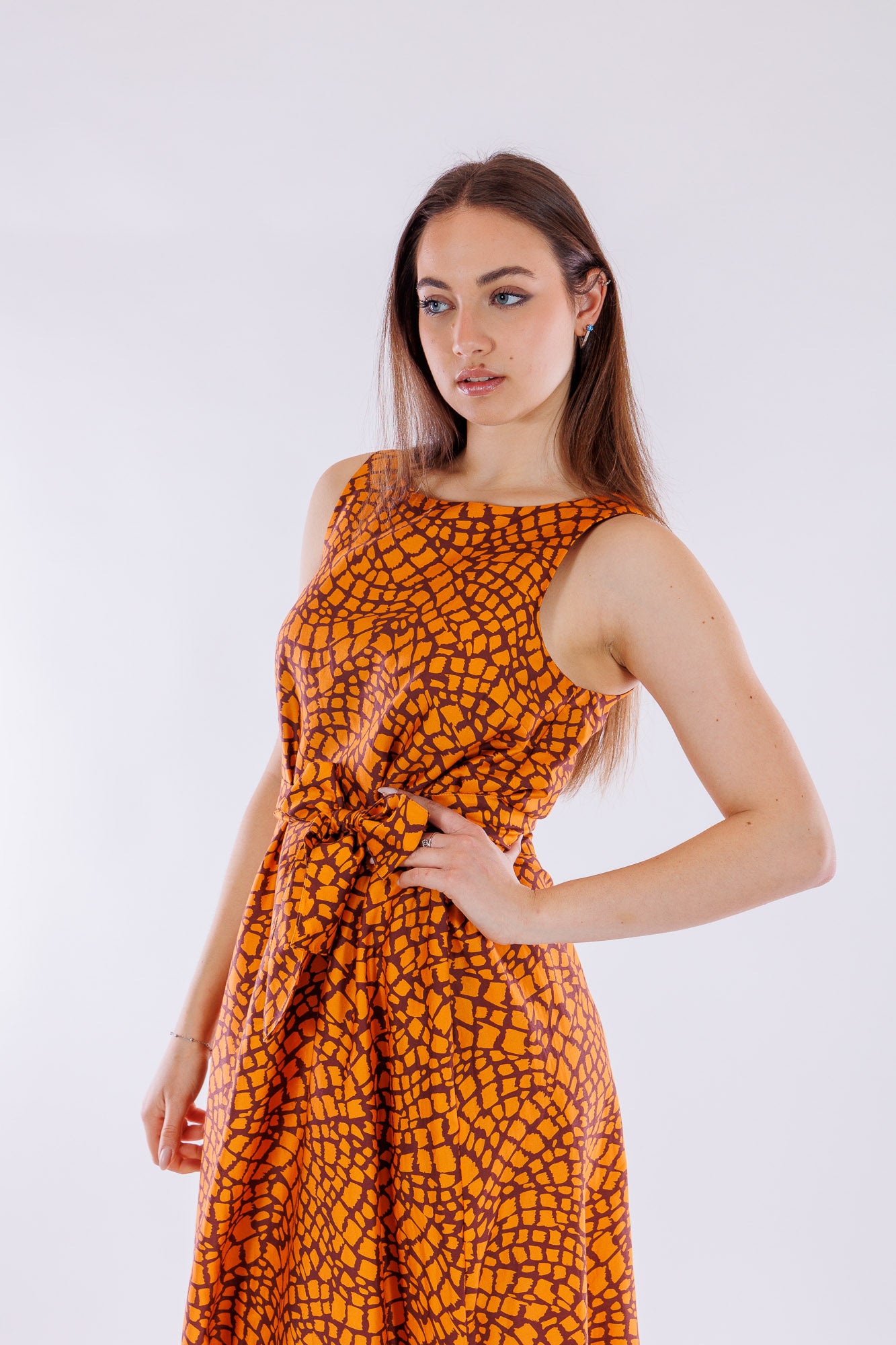 Abito longuette giraffa