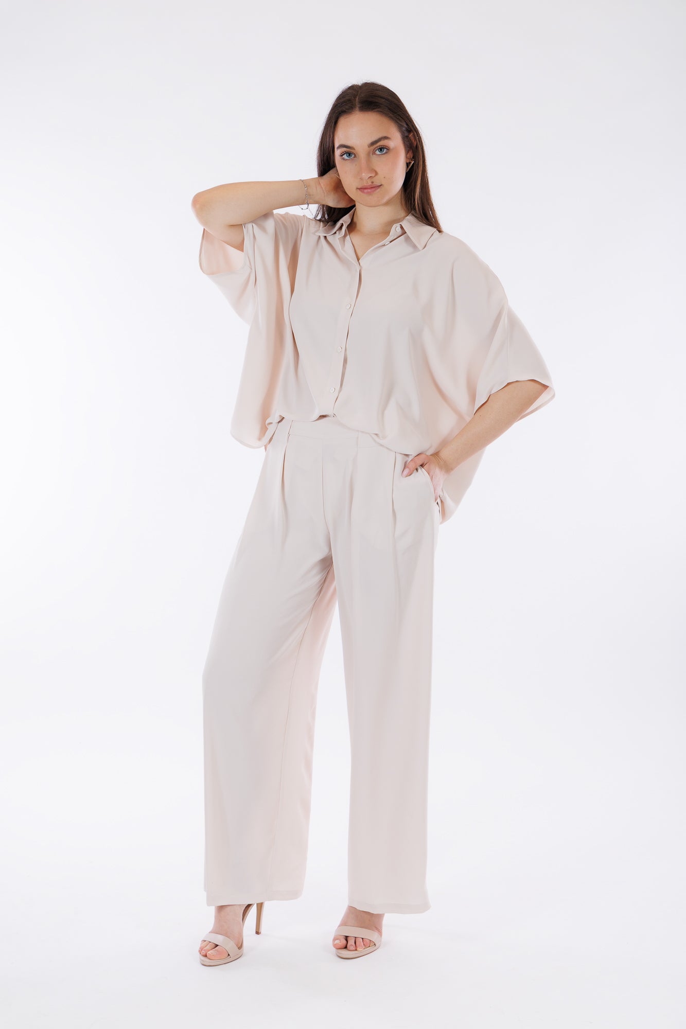 Pantalone ampio fluido