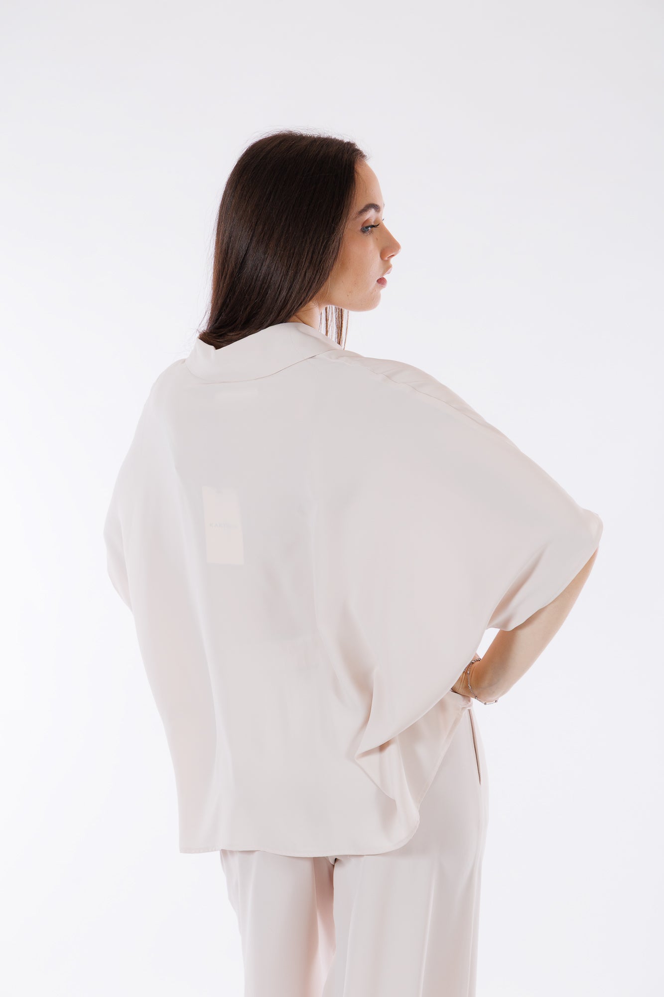 Camicia fluida kimono