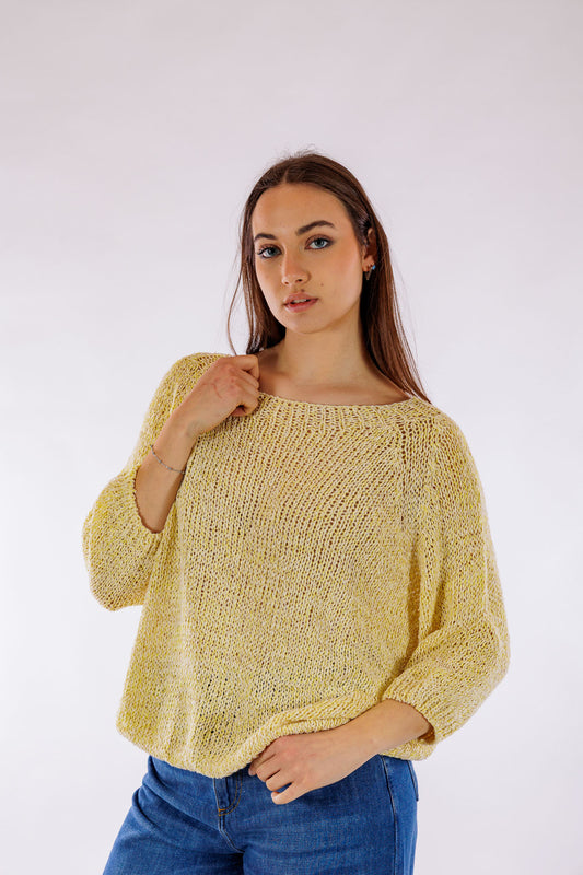 Maglia fettuccia lurex