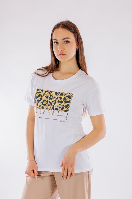 T-shirt maculata