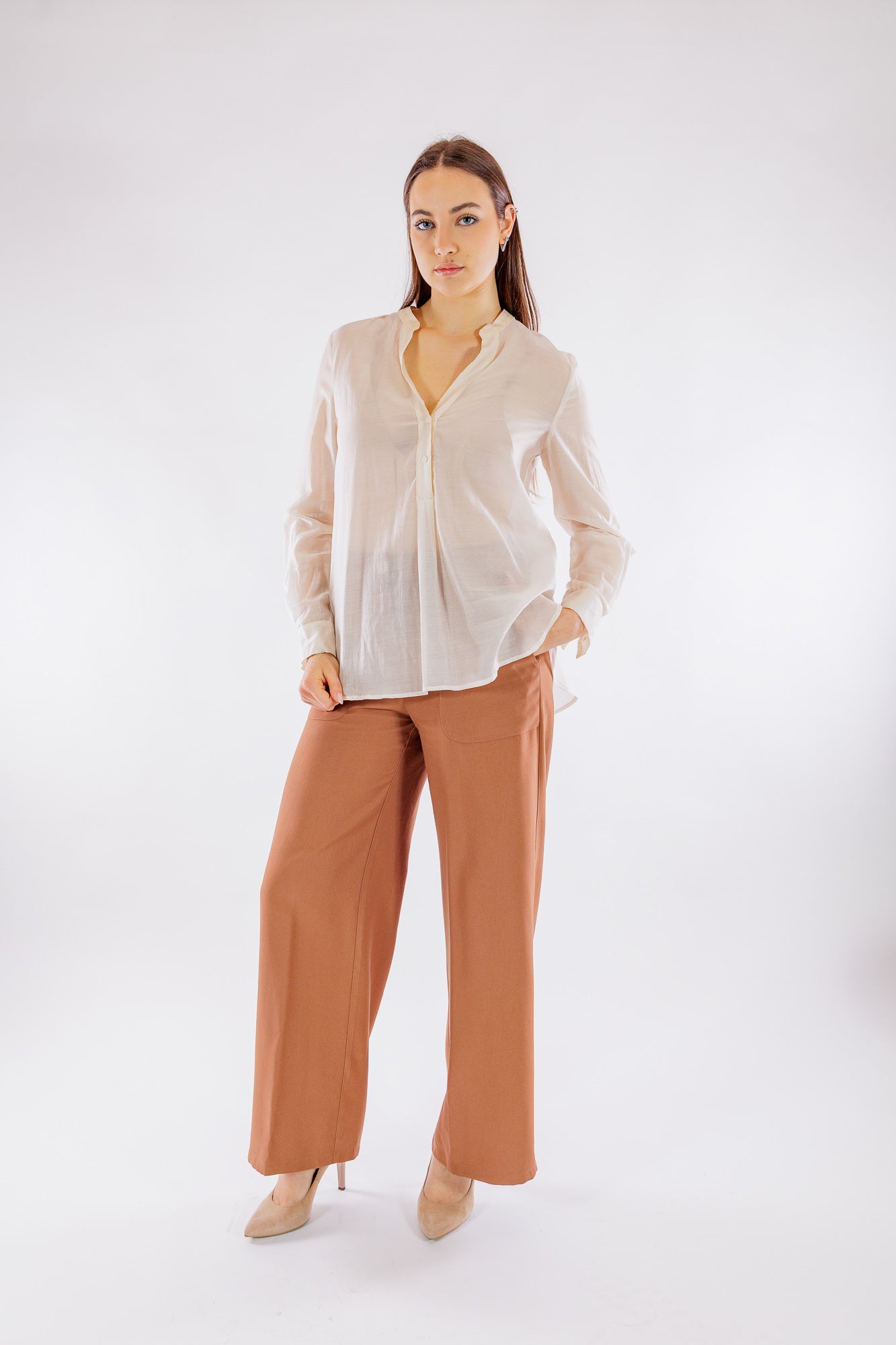 Camicia polo lyocell