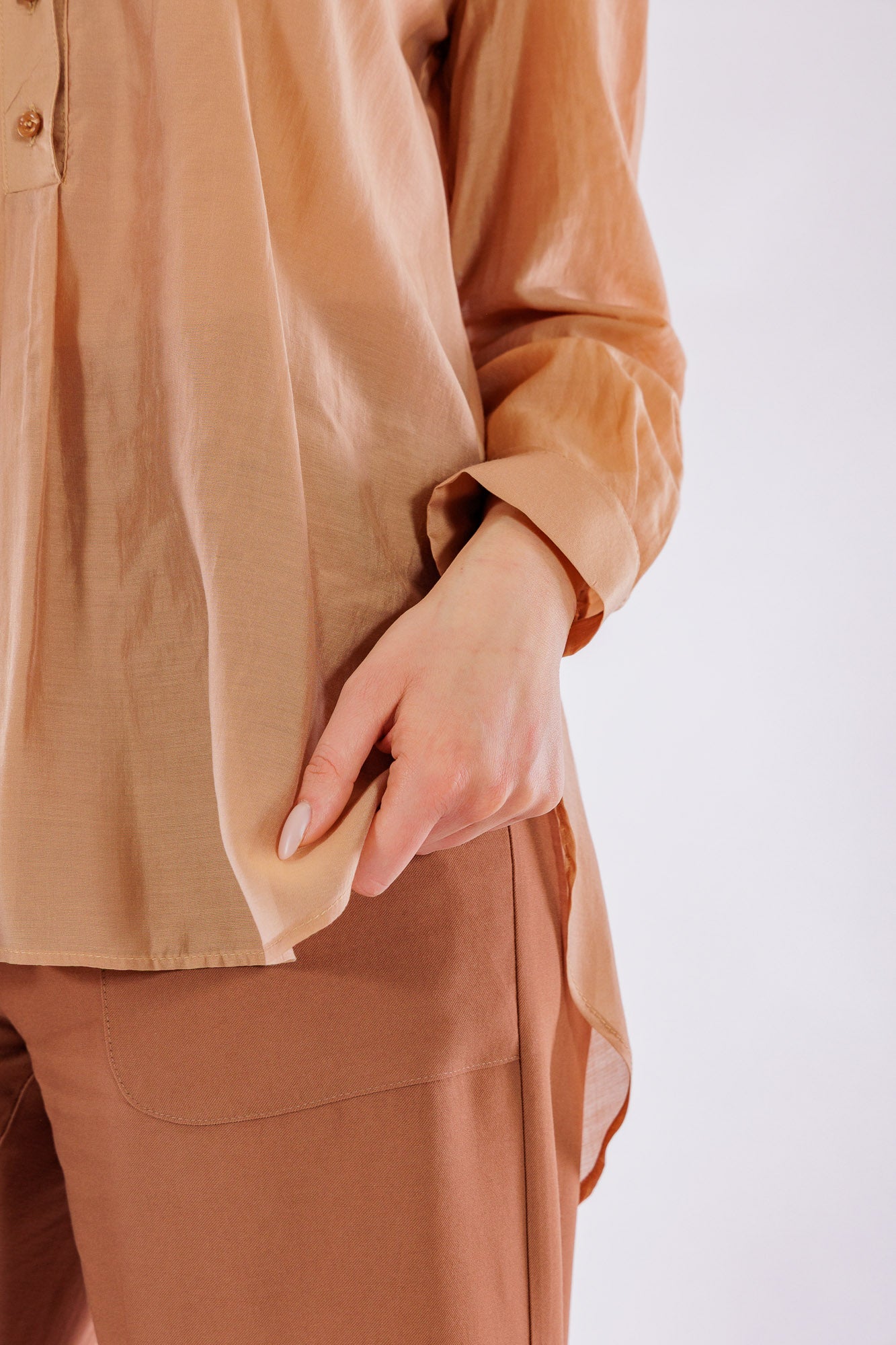 Camicia polo lyocell