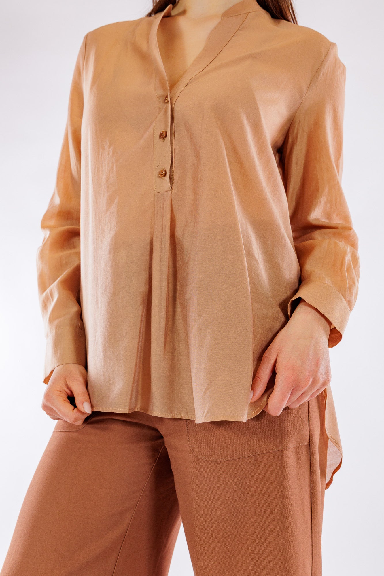 Camicia polo lyocell