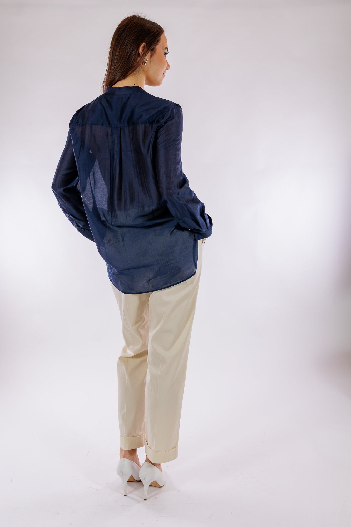 Camicia polo lyocell