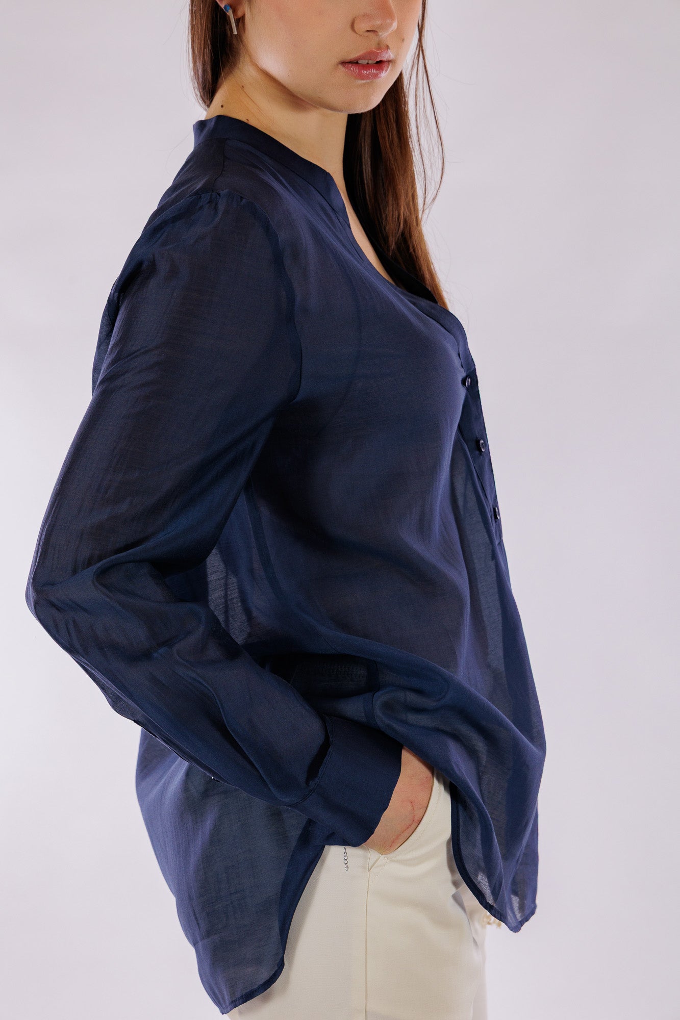 Camicia polo lyocell