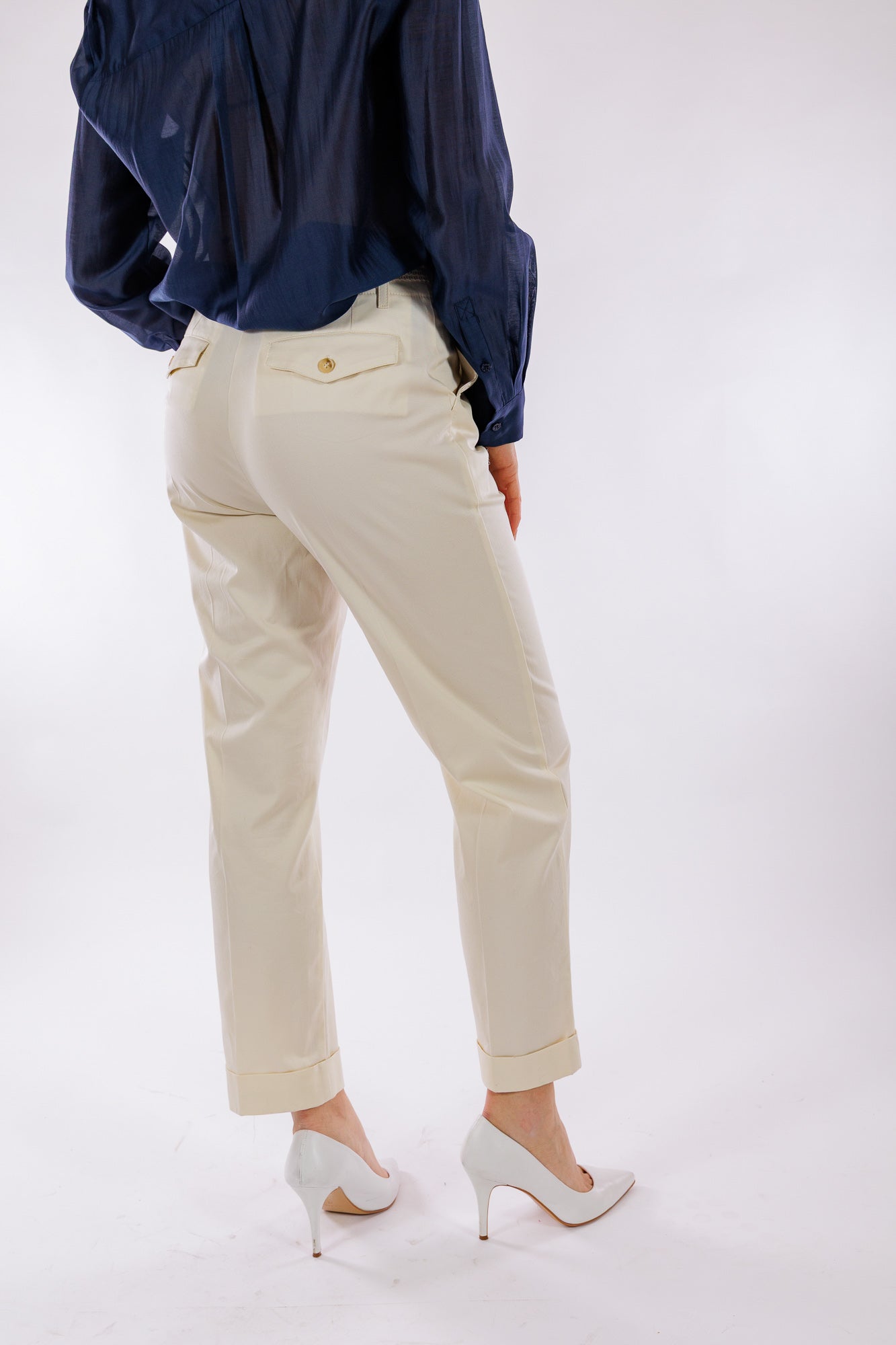 Pantalone twill di cotone