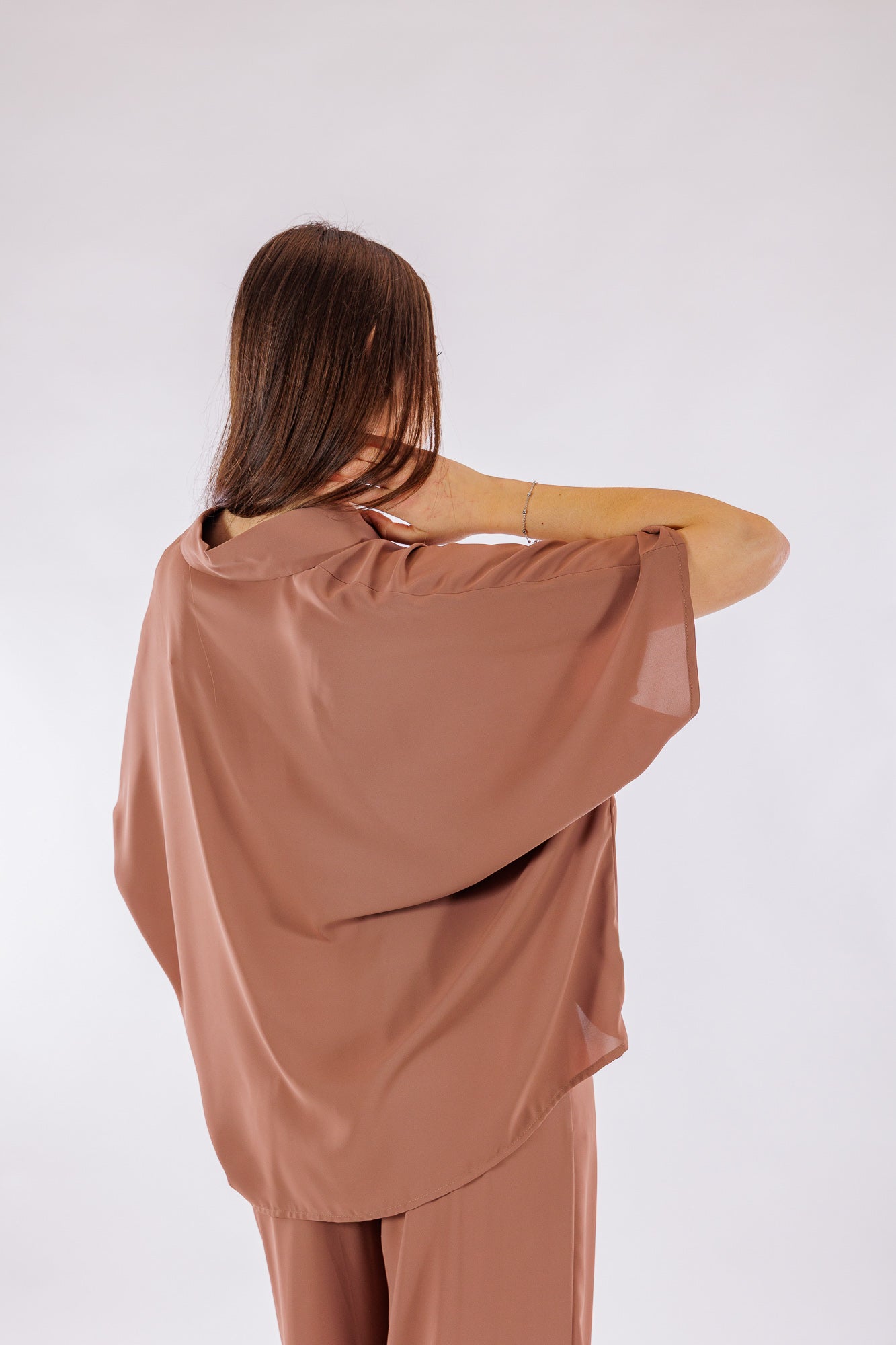 Camicia fluida kimono