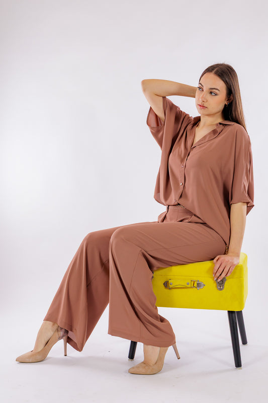 Pantalone ampio fluido