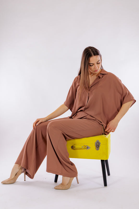 Camicia fluida kimono