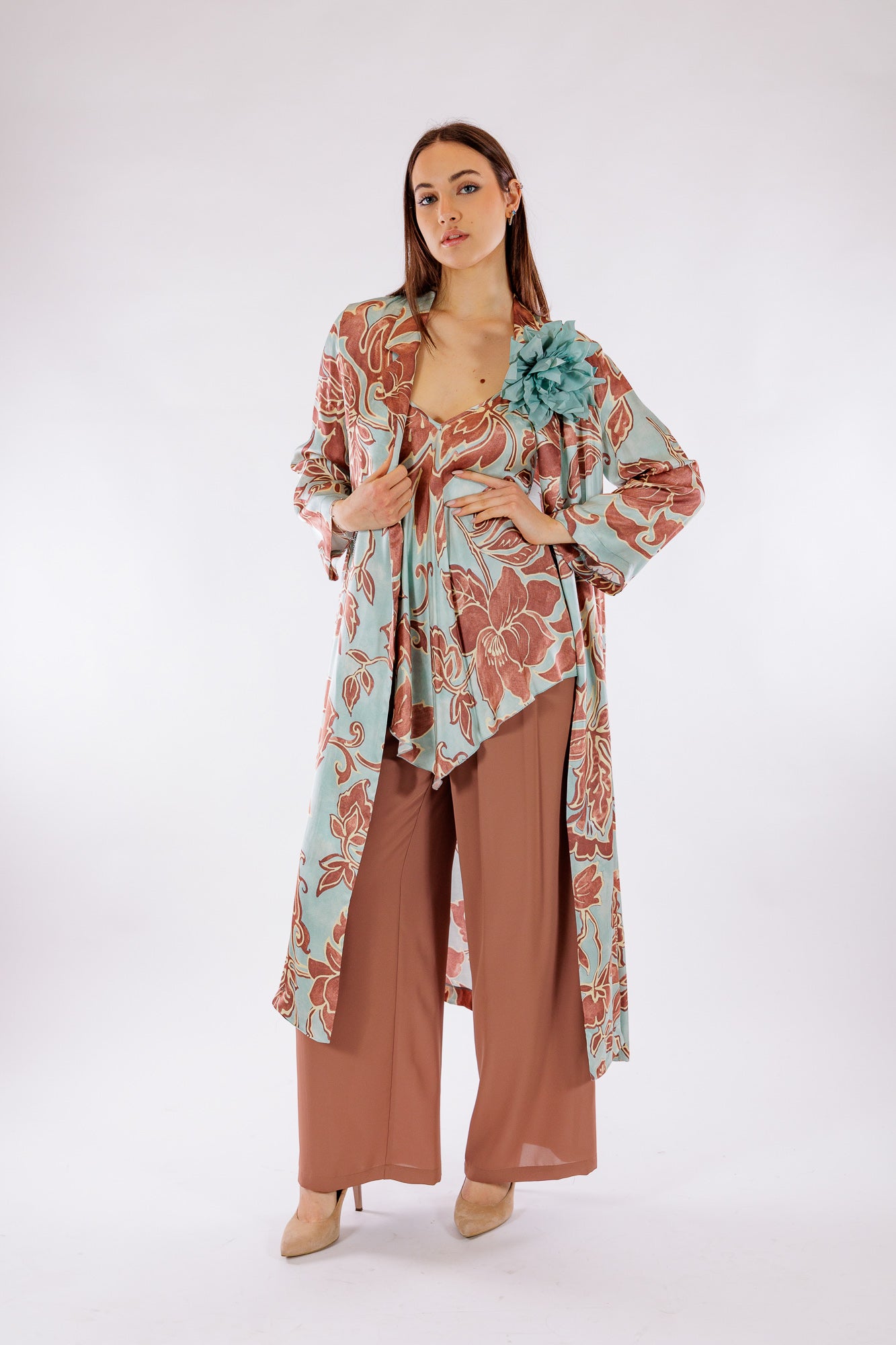 Pantalone ampio fluido