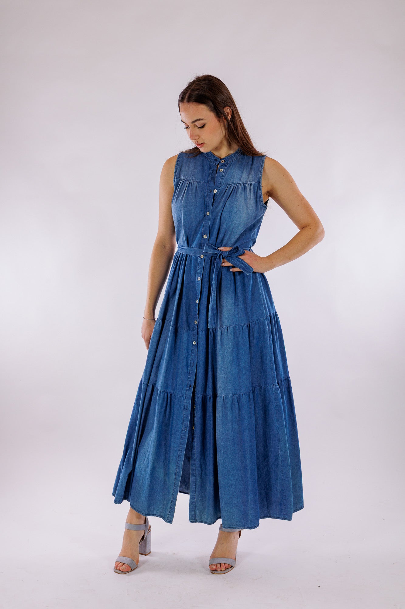 Abito denim chambray
