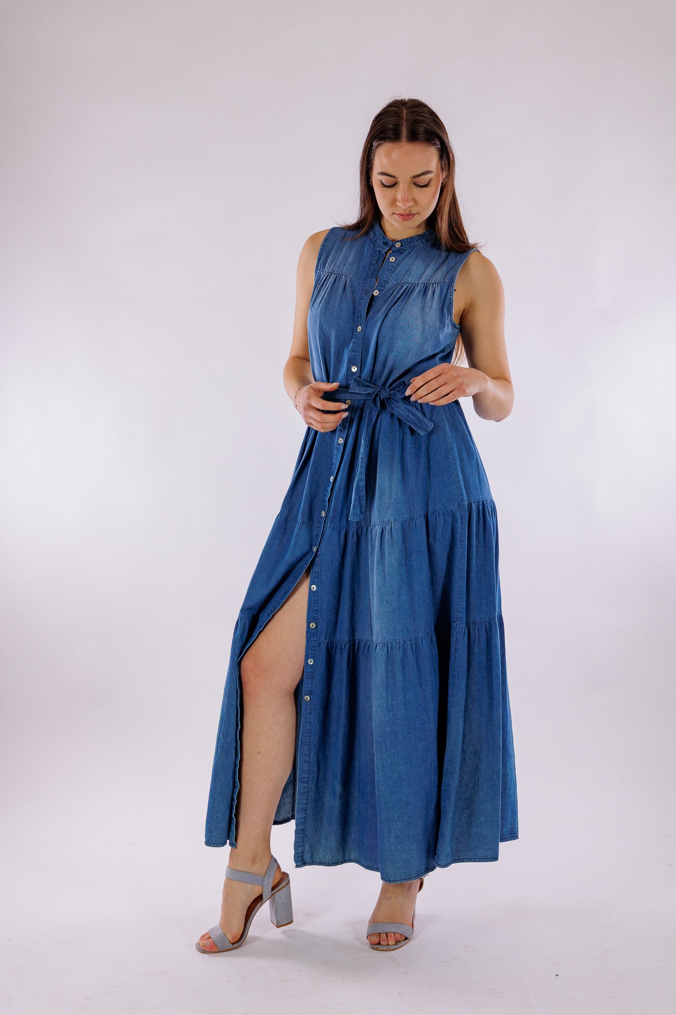 Abito denim chambray