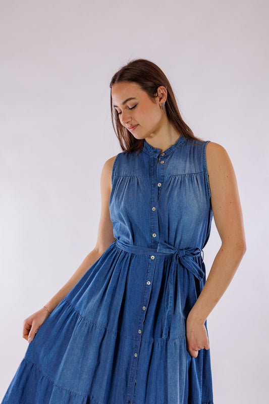 Abito denim chambray