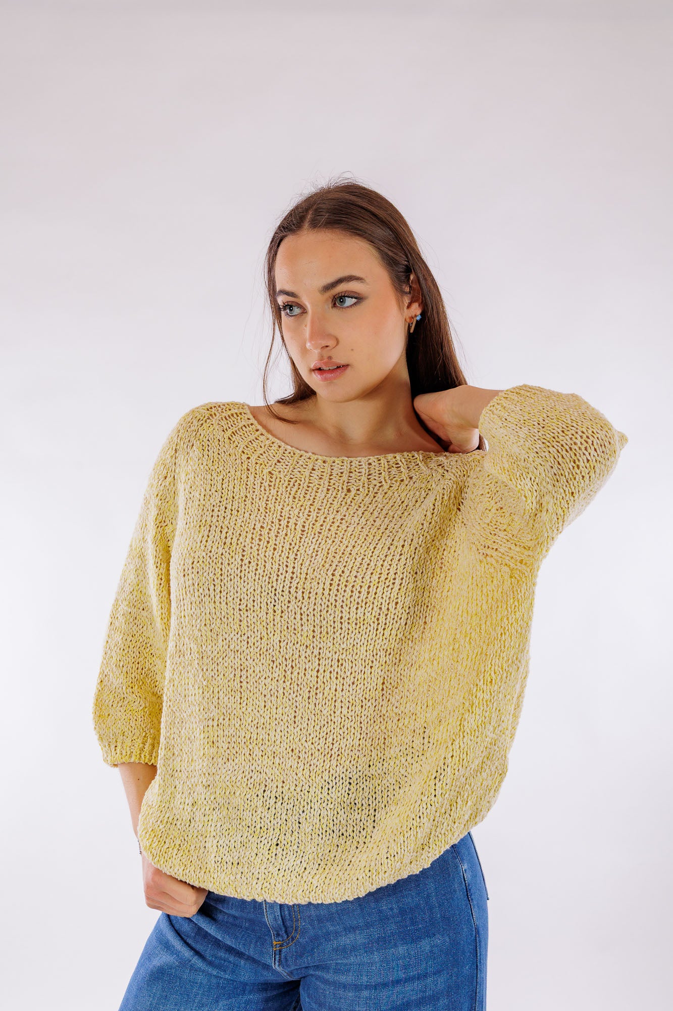Maglia fettuccia lurex
