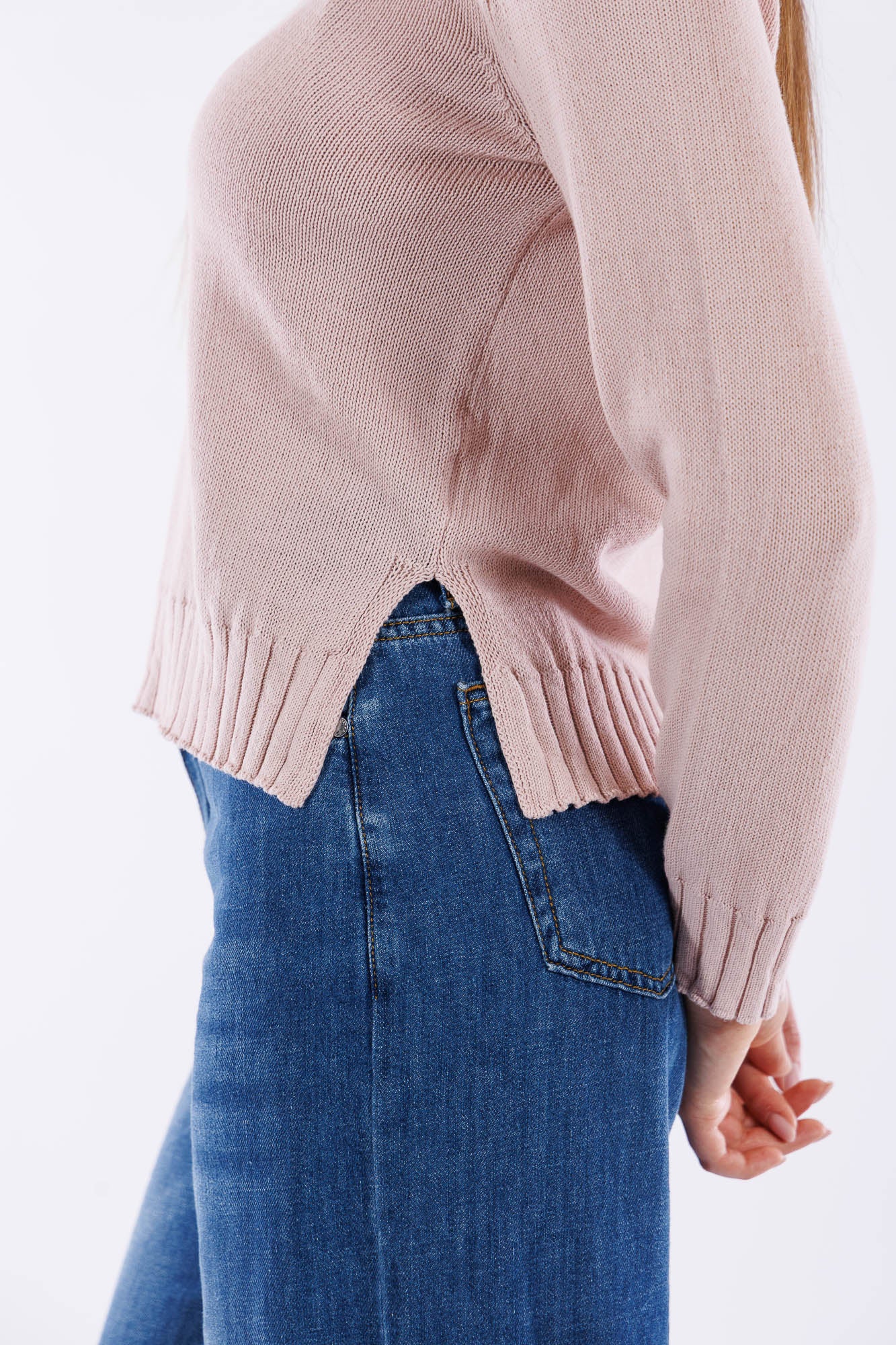 Maglia girocollo cotone