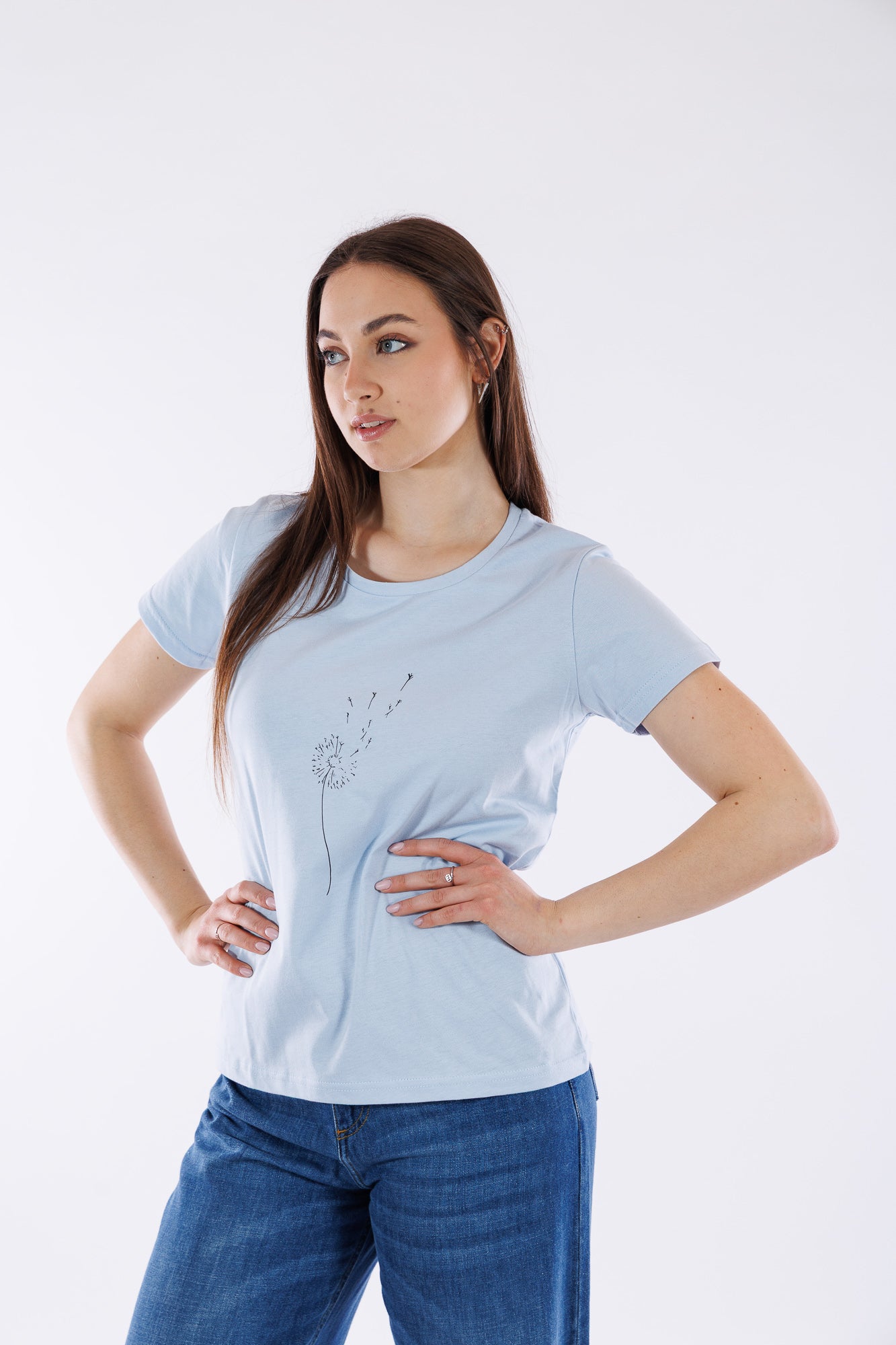 T-shirt cotone dente di leone