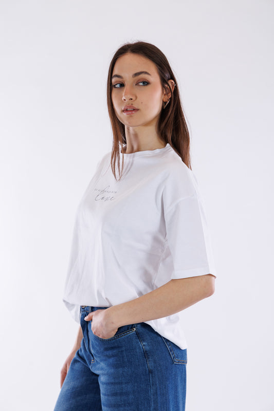 T-shirt cotone over