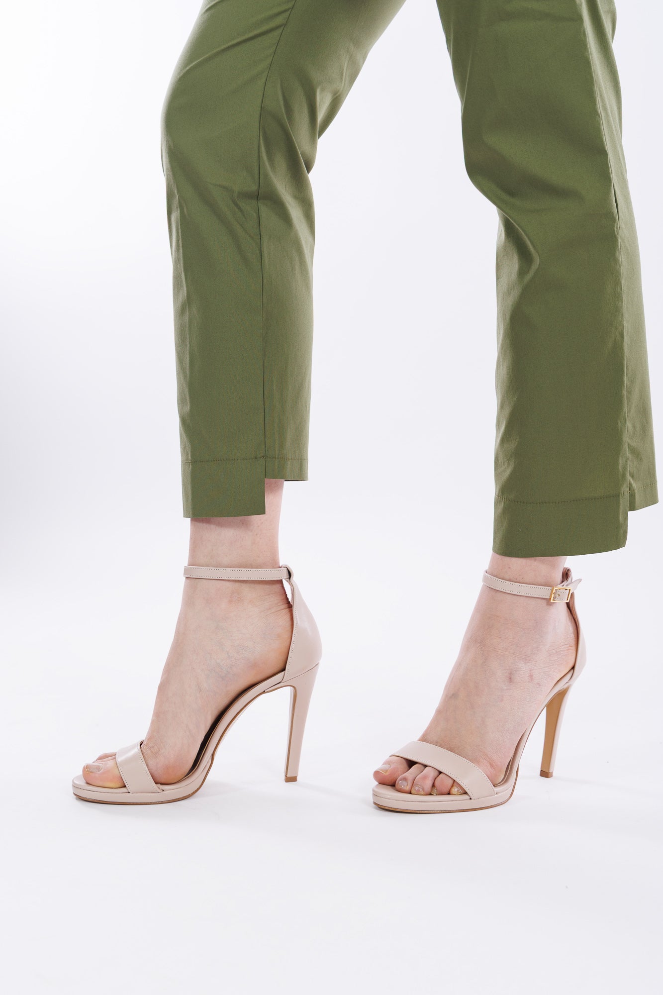 Pantalone a matita scalino