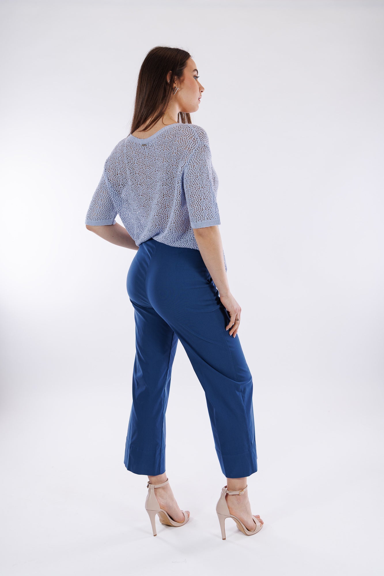 Pantalone cropped viscosa