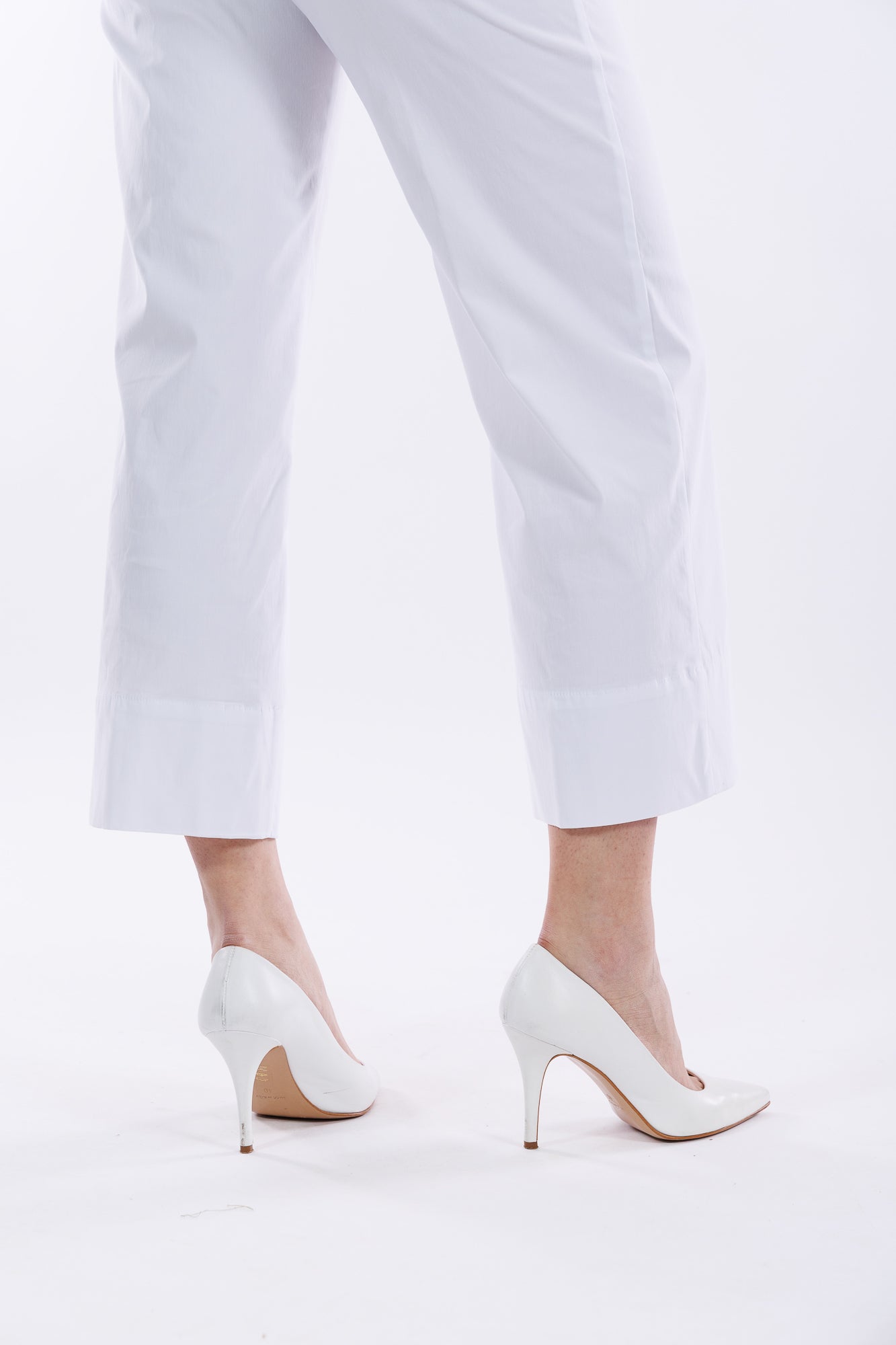 Pantalone cropped viscosa
