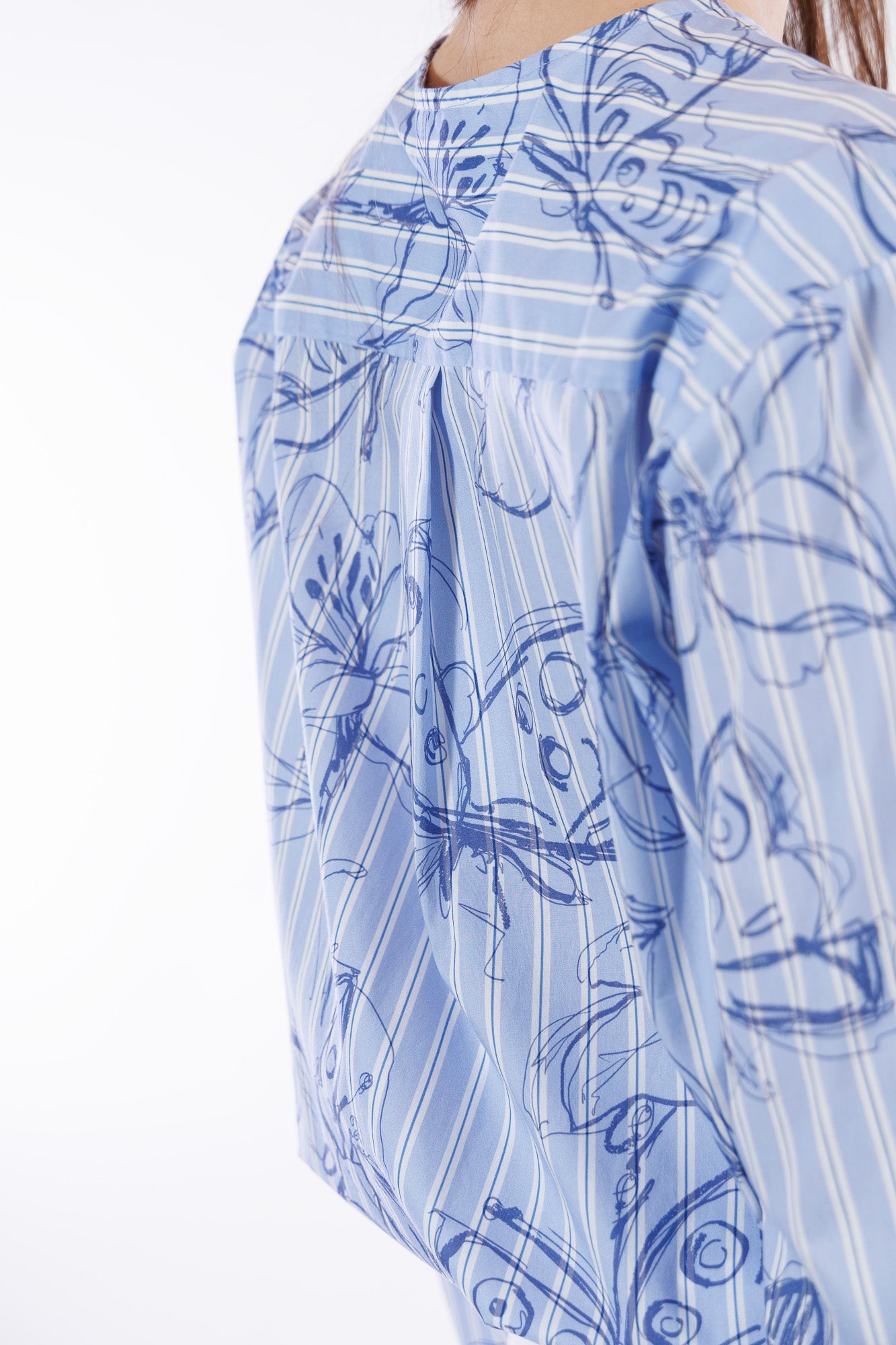 Camicia righe e fiori
