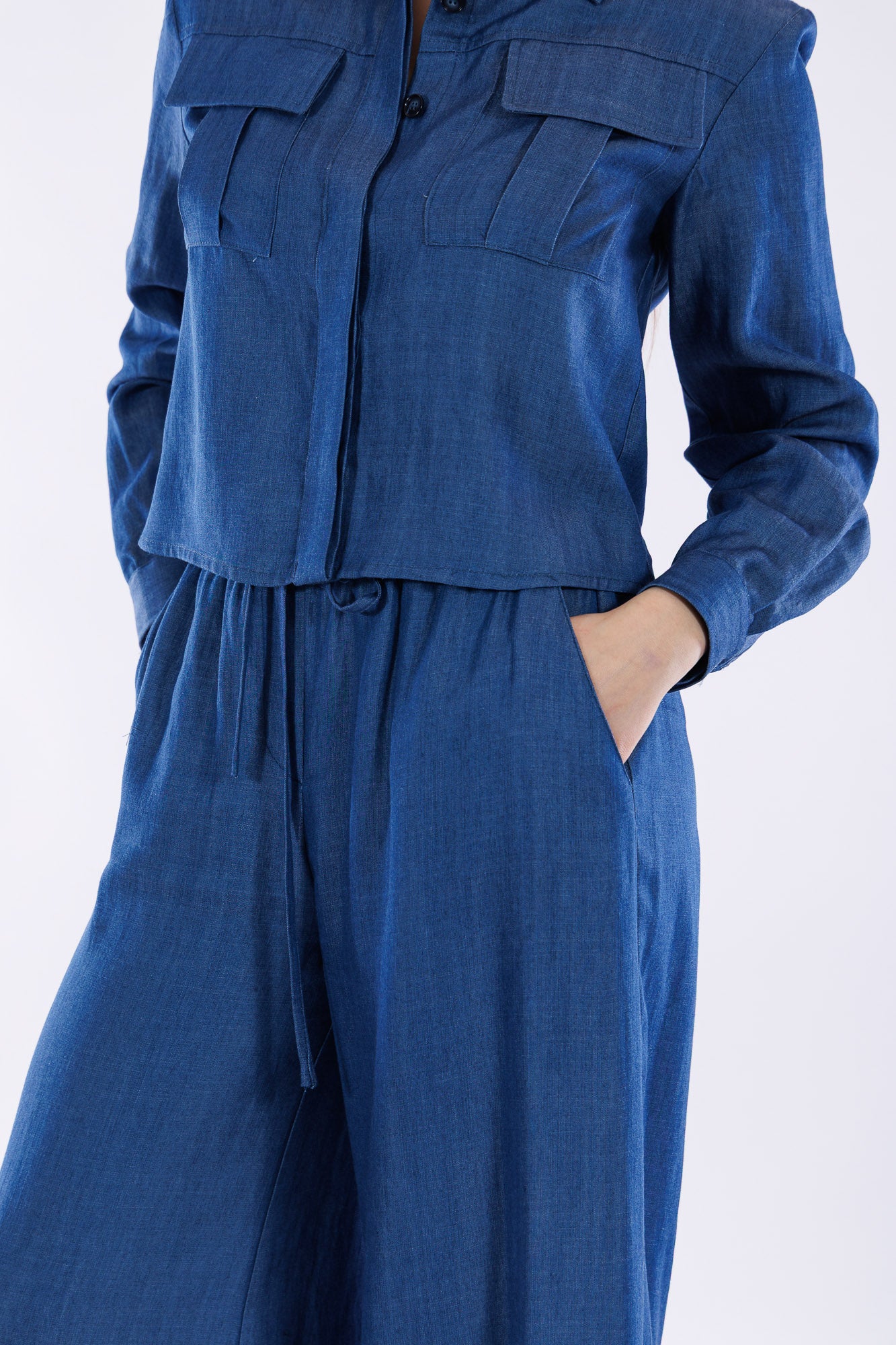 Pantalone palazzone tencel