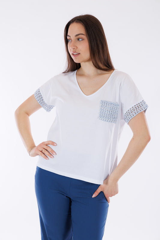 Maglia inserti moulinè