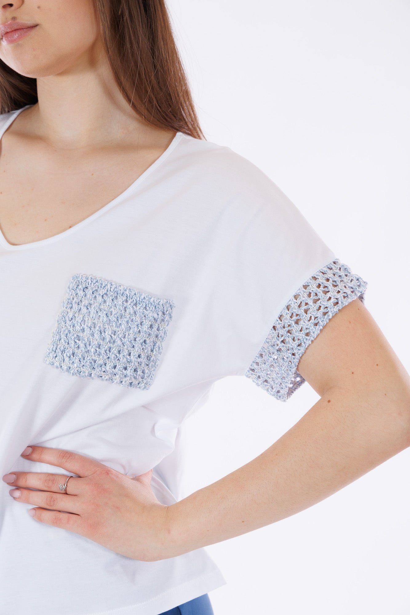 Maglia inserti moulinè