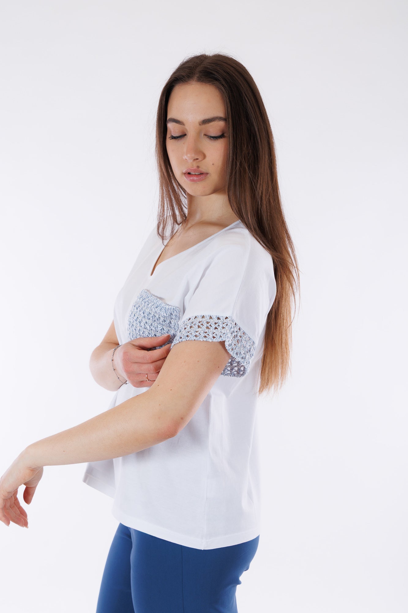 Maglia inserti moulinè