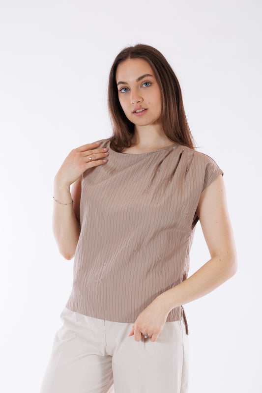 Blusa manichetta