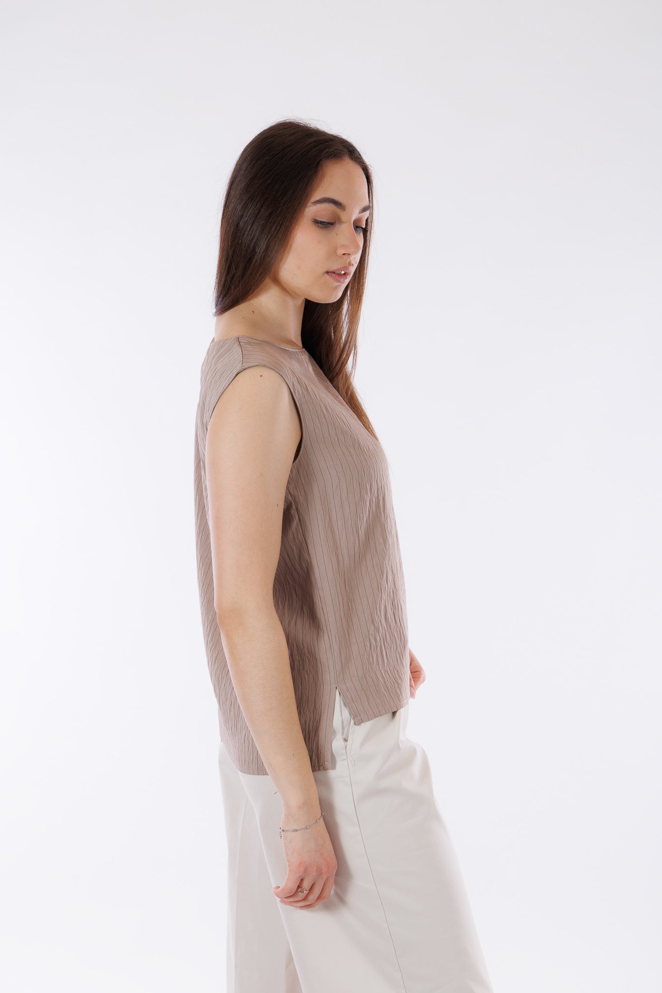 Blusa manichetta