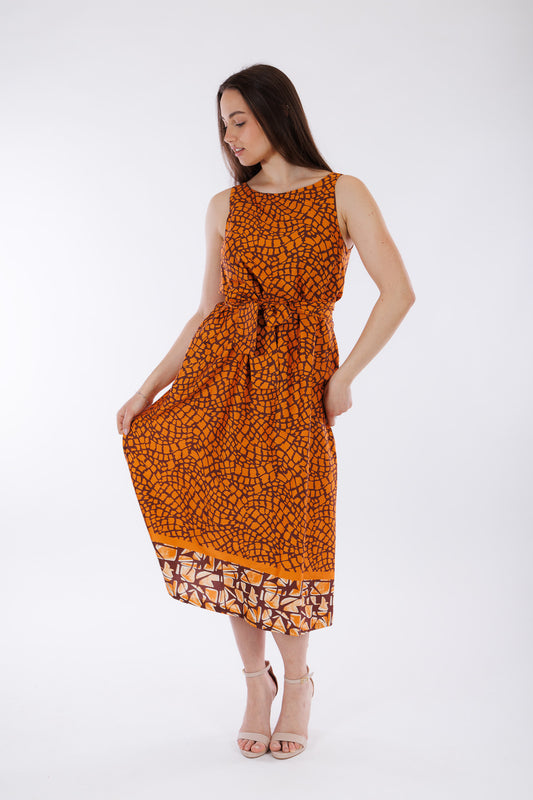 Abito longuette giraffa