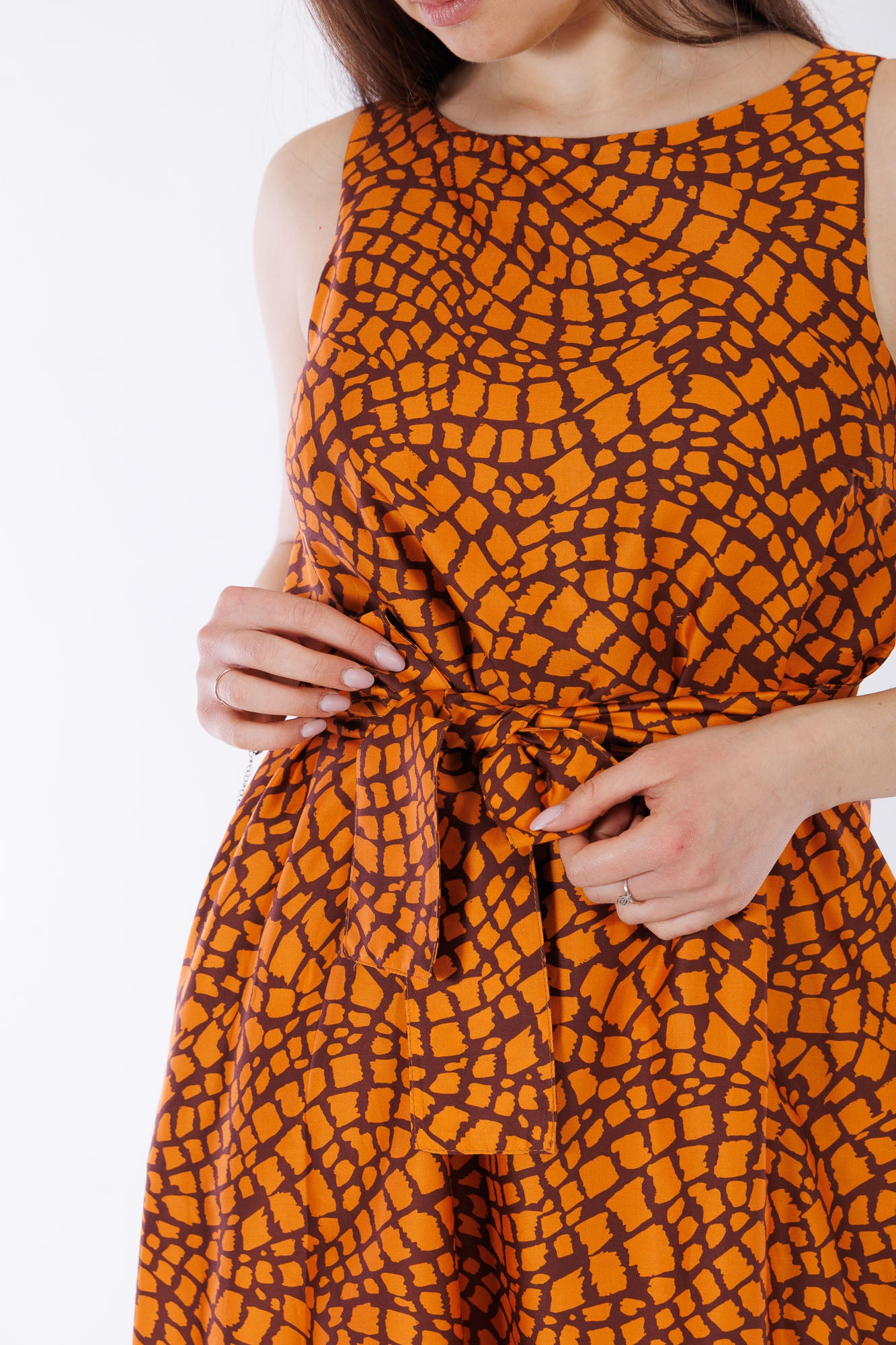 Abito longuette giraffa
