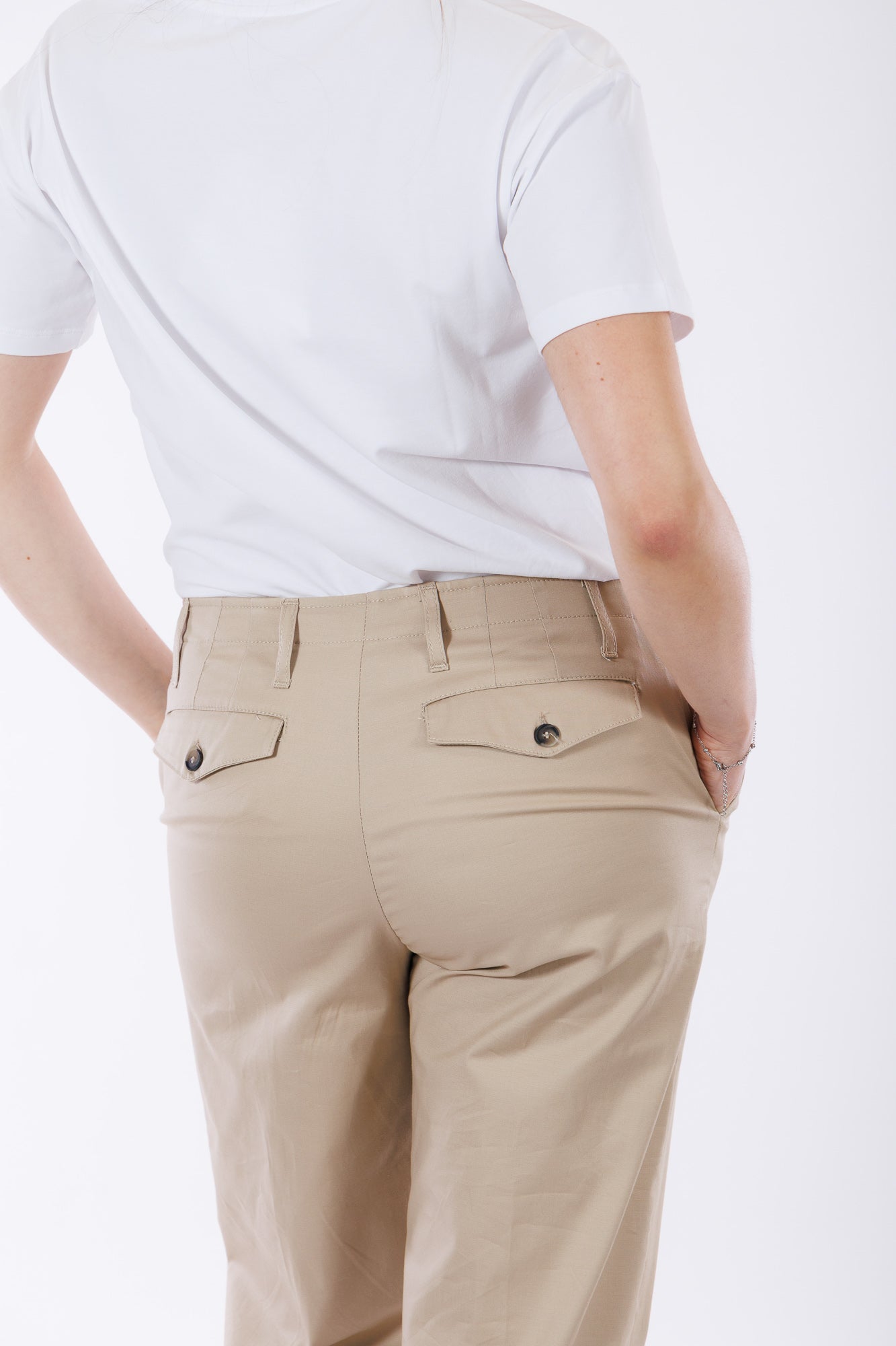 Pantalone twill di cotone