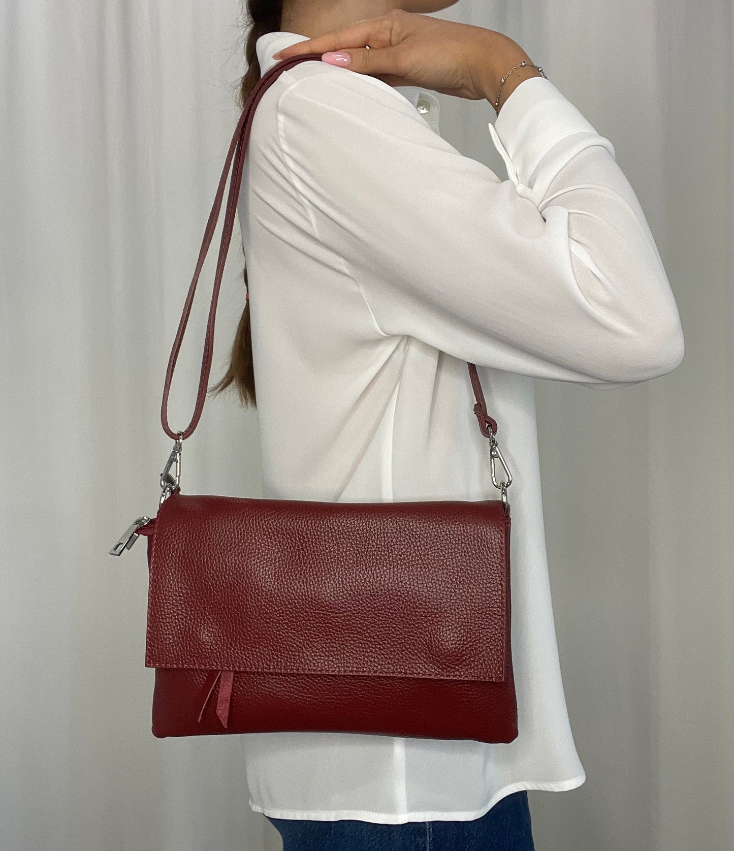 Pochette vera pelle
