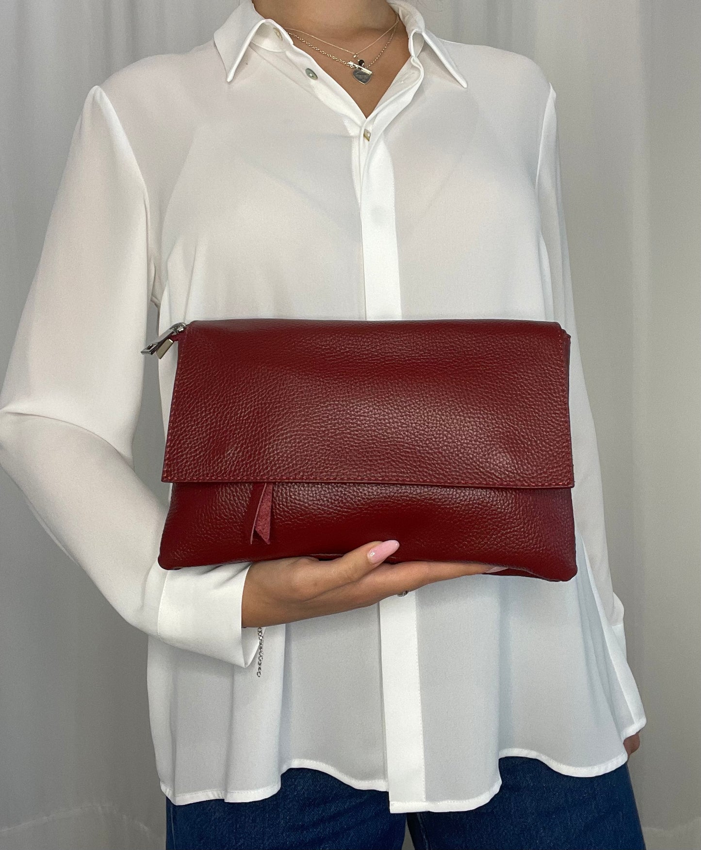 Pochette vera pelle