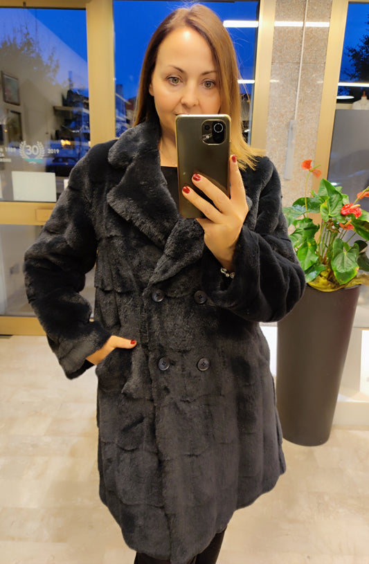 Cappotto Eco Pelliccia