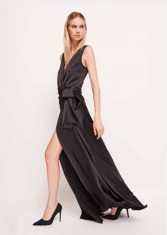 Abito incrocio satin