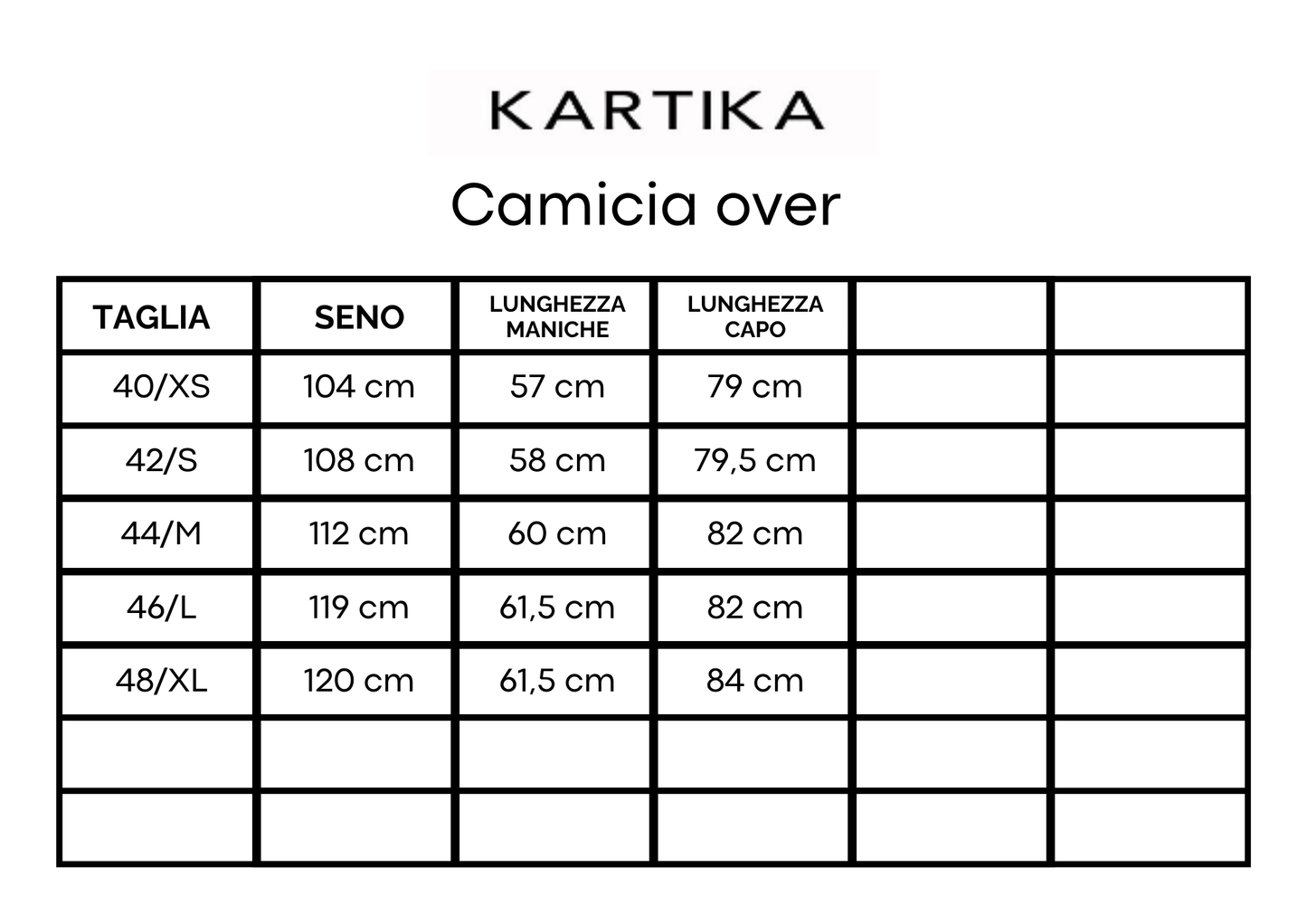 Camicia over righe