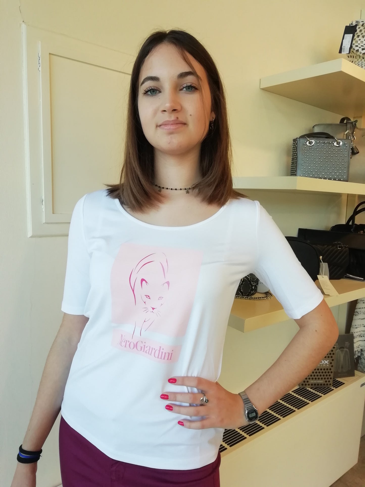 Panther print T-shirt